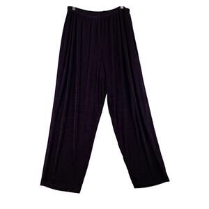 Sharon Anthony Acetate Pants Women's 1X Witchy Whimsigoth Dark Romantic Purple
